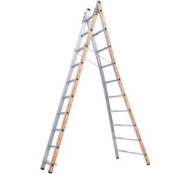 Échelle transformable 2 plans Pronor Tubesca aluminium