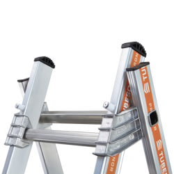 Échelle transformable 2 plans Pronor Tubesca aluminium