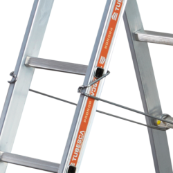 Échelle transformable 2 plans Pronor Tubesca aluminium