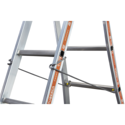 Échelle transformable 2 plans Pronor Tubesca aluminium