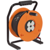 Enrouleur électrique Brennenstuhl Garant avec 4 prises à clapet IP44 câble H07RN-F 40m 3G2.5