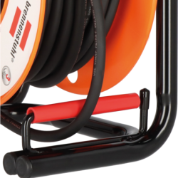 Enrouleur électrique Brennenstuhl Garant avec 4 prises à clapet IP44 câble H07RN-F 40m 3G2.5