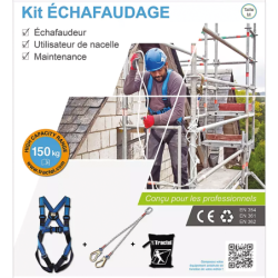 Kit échafaudage Tractel avec harnais longe drisse et sac