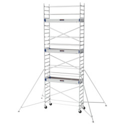Echafaudage roulant aluminium soudé Tubesca Neolium 250 Line hauteur d’accès 8m