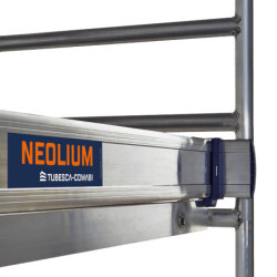 Echafaudage roulant aluminium soudé Tubesca Neolium 250 Line hauteur d’accès 8m