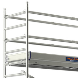 Echafaudage roulant aluminium soudé Tubesca Neolium 250 Line hauteur d’accès 8m