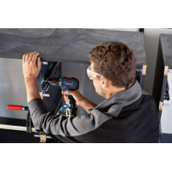 Perceuse-visseuse sans fil Bosch Professional GSR 18V 4.0 Ah Li-Ion L-boxx 2 batteries 1 chargeur