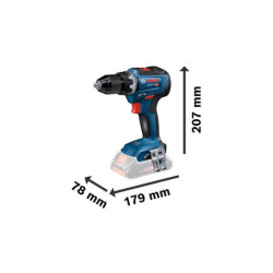 Perceuse-visseuse sans fil Bosch Professional GSR 18V 4.0 Ah Li-Ion L-boxx 2 batteries 1 chargeur