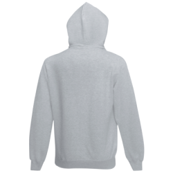 Sweat Shirt avec capuche manche droite Heather Grey