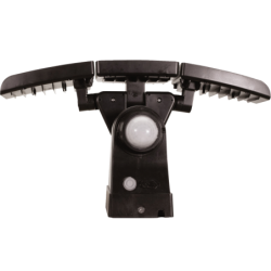 Projecteur solaire 3 têtes 930 lm noir