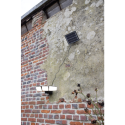 Projecteur solaire 3 têtes 930 lm noir