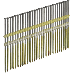 Clous en bande lisses TD 21° acier