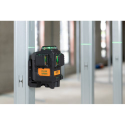 Laser multi plans FLG 6X-GREEN avec support, batterie Li-ion, chargeur, câble USB 3.0 et sacoche