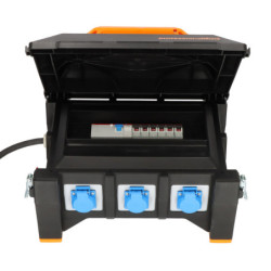 Coffret de chantier CC 6M avec 6 prises 16A 230V