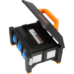 Coffret de chantier CC 6M avec 6 prises 16A 230V
