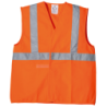 Gilet haute visibilité Yard Coverguard avec fermeture centrale par scratchs - Orange - Taille XL