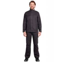 Blouson EVO 100% coton gris foncé 300gr/m²