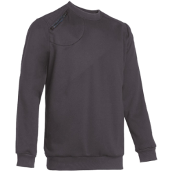 Pull avec col ras-le-coup Léon couleur gris