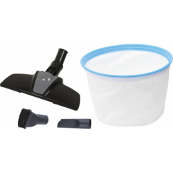 Aspirateur eau et poussière 30L 230V 1200W cuve inox fonctions décolmatage/souffleur