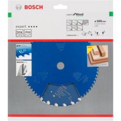Lame de scie circulaire bois Bosch Expert for Wood 160 x 20 x 2,2 mm 24 dents