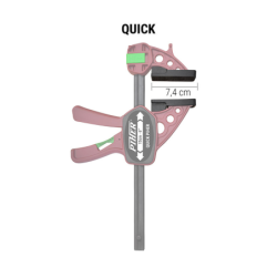 Set protecteur Quick Piher 7,4 cm