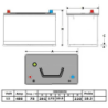 Batterie Attractiv' N°15 - liquide - 12 V - 75 Ah - 480 A - 261x175x220