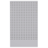Panneau perforé Mobilio trous carrés 1052x615mm