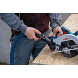 Scie circulaire sans fil GKS 18V-57-2 Bosch avec 2 batteries Li-Ion ProCORE 5,5Ah et chargeur