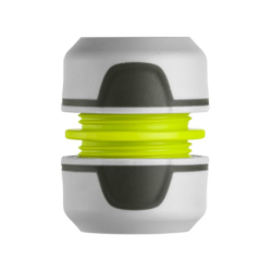 Raccord réparateur plastique Fitt - Diamètre 19 mm - Bi-matière - Noir