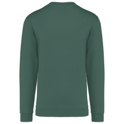 Sweat-shirt K474 col rond coloris Earthy Green