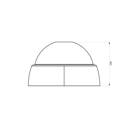 Verrou de sécurité UFO+ serrure Inox 2 pièces avec 3 clés