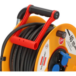 Enrouleur de câble Standard RB Pro IP44 système Bretec 4 prises clapet