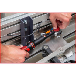 Clé dynamométrique 1/4 Ergotorque précision KS Tools capacité de 1 à 25 Nm