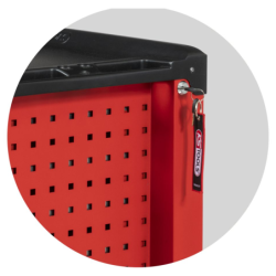Servante RACING 5 tiroirs équipée de 187 outils