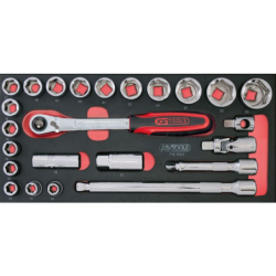 Servante RACING 5 tiroirs équipée de 187 outils