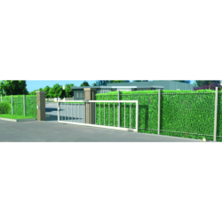 Garniture pour portail manuel de 200 kg monture + manchons + guides + serrure