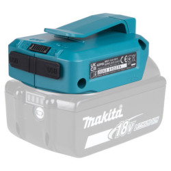 Chargeur Adaptateur USB Makita ADP05 pour batteries 18V