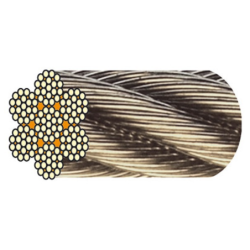 Câble acier inoxydable Levac 7 torons de 19 fils