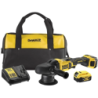 Polisseuse à double action XR 18V 5Ah Li-Ion Brushless avec 2 batteries 1 chargeur et 1 sac en tissu