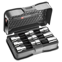 Douilles Tournevis 1/2 Facom pour vis torx - 9 pièces