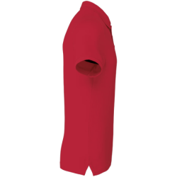 Polo Homme manches courtes 100% coton rouge