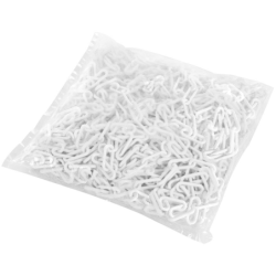 Chaîne plastique de signalisation n°8 maillon 49x29mm longueur 25m