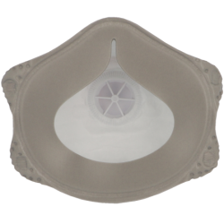 Demi-masque antipoussière coque avec valve FFP3 Boite de 10 masques