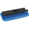 Brosse de lavage anti rayure bi-faces douille à visser 33cm bleue