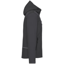 Parka softshell doublée capuche homme Titanium