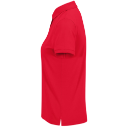 Polo femme manches courtes CGPW463 rouge