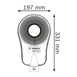 Dispositif d’aspiration pour couronnes-trépans d’un diamètre jusqu’à 162 mm