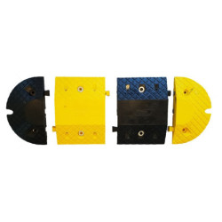 2 ralentisseurs 1 noir et 1 jaune 350 x 250 x 50 mm