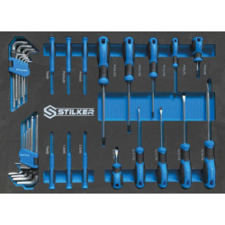 Servante d'atelier Stilker 5 tiroirs et 152 outils