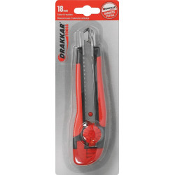Cutter 18mm Drakkar avec molette de serrage bi-matière